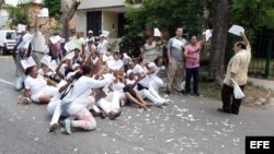  Damas de Blanco y activistas de derechos humanos son arrestados en La Habana 