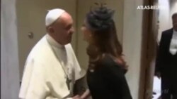 El papa Francisco recibe a la presidenta argentina