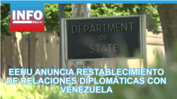 EEUU anuncia restablecimiento de relaciones diplomáticas con Venezuela 