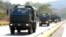 Tropas de la Brigada 416 de artillería pesada del Ejército de Venezuela.