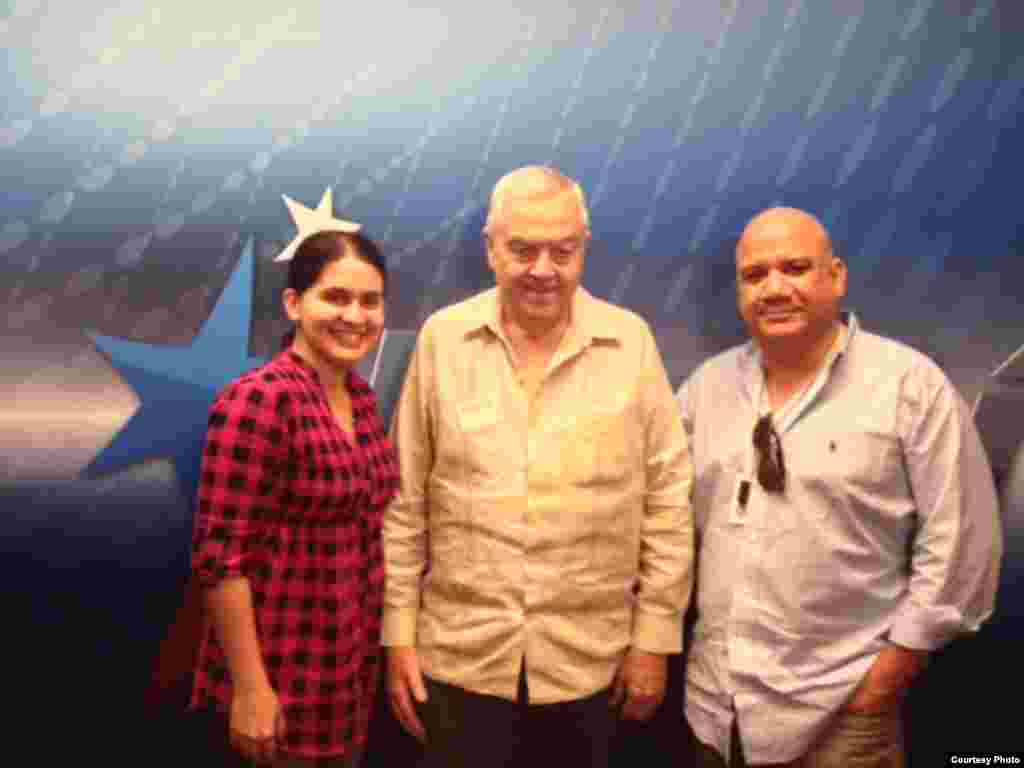 Con Jorge Utset, webmaster del sitio web The Real Cuba