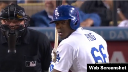 Yasiel Puig lleva 12 juegos consecutivos bateando de hit.