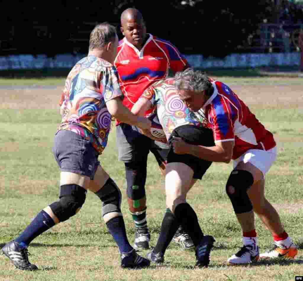 La Fundación Rugby Sin Fronteras realizó un encuentro por la paz entre Cuba y EEUU el domingo, 15 de enero, en el Combinado Deportivo Eduardo Sabory, en La Habana.