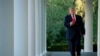 El presidente Donald Trump en la Casa Blanca.
