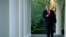 El presidente Donald Trump en la Casa Blanca.
