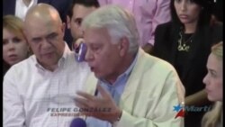 Felipe González llega a Caracas para cooperar con la defensa de Leopoldo López