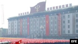 Desfile militar en Pyongyang