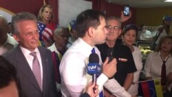 Marco Rubio se reúne con la comunidad venezolana del sur de la Florida