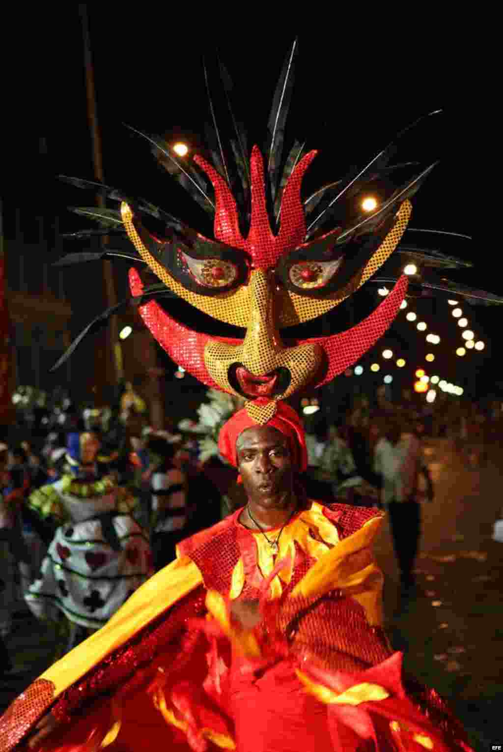 Las celebraciones del tradicional Carnaval de La Habana.