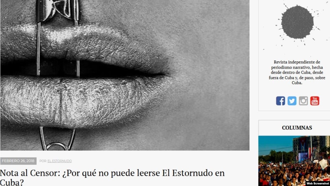Portada de El Estornudo. 