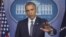 El presidente de EE.UU., Barack Obama, ofrece una rueda de prensa en la Casa Blanca, Washington, EE.UU., el 18 de julio del 2014.