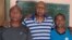Irenaldo Sosa Báez (izquierda) junto a Guillermo Fariñas (centro) y otro activista de FANTU, en una imagen de archivo. 