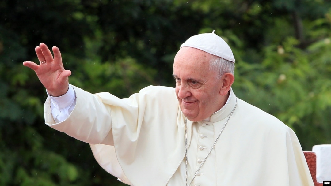 El papa Francisco bendijo el 21 de septiembre de 2015, la ciudad de Holguín (Cuba). 