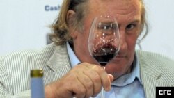Archivo Gerard Depardieu en la presentación de vinos '2006 Anjou AOC Vieilles Vignes'. 