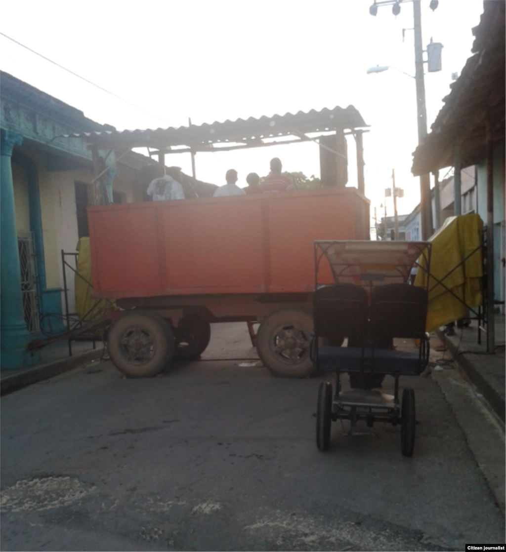 Reporta Cuba Tarima usada para presentación de artistas en Morón Foto Nilo Alejandro