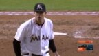 Hampson pega jonrón en la 11ma; Marlins vencen 8-5 a Nacionales