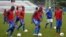 Futbolistas cubanos.