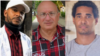 Presos políticos cubanos Maykel Castillo, Féliz Navarro y Luis Manuel Otero Alcántara