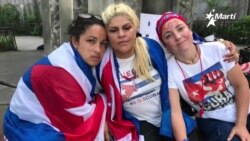 Info Martí | En Nueva York mujeres exiliadas cubanas inician huelga de hambre frente a la ONU