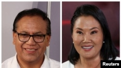 El candidato izquierdista Roberto Sánchez y la candidata de derecha, Keiko Fujimori, se disputan la presidencia de Perú en la segunda vuelta electoral.