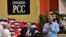 Raúl Castro, Miguel Diaz-Canel  y José Ramón Machado Ventura en la inauguración del Congreso del PCC.