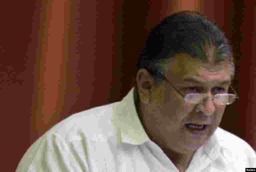 El vicepresidente del Consejo de Ministros, coronel Marino Murillo. 