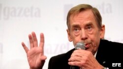 El ex presidente de la República Checa, Vaclav Havel. Archivo