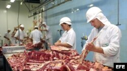 Foto de archivo de un matadero en Anta Gorda, estado de Rio Grande do Sul. Brasil