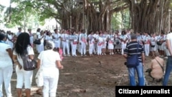 Reporta Cuba. Damas de Blanco, La Habana. Foto: Ángel Moya.