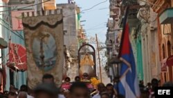 Procesión de la Virgen de la Caridad del Cobre, patrona de Cuba