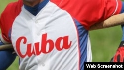 Uniforme del equipo Cuba.