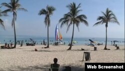 La playa de Guanabo.