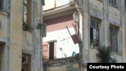 Derrumbe de un edificio multifamiliar en La Habana