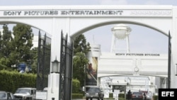 Acceso a los estudios de Sony Pictures en Culver City, California.