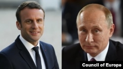 Macron recibe a Putin en Francia