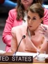 La embajadora Tammy Bruce, representante adjunta de Estados Unidos ante las Naciones Unidas, interviene en una reunión del Consejo de Seguridad en la sede de la ONU en Nueva York, Estados Unidos, el 21 de mayo de 2026. REUTERS/Eduardo Munoz