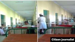 Salas de ingreso en Santiago de Cuba Pacientes con cólera julio 2014. Foto Ridel Brea.
