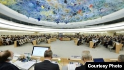 El Consejo de Derechos Humanos de la ONU, con sede en Ginebra.