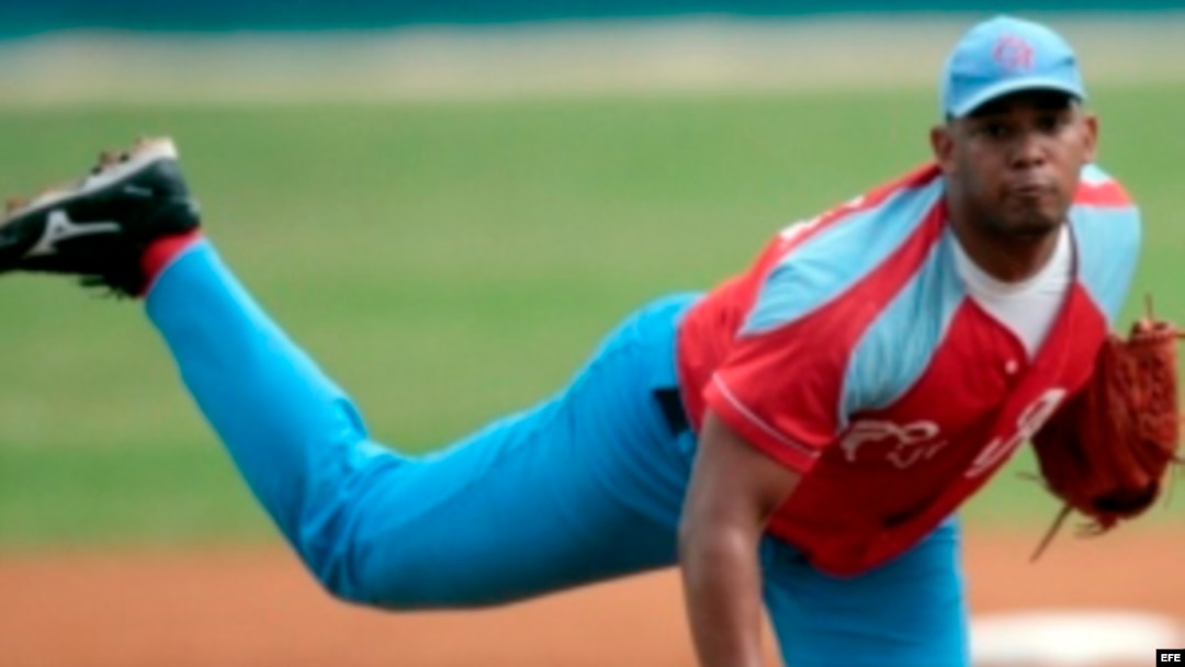 Vladimir García, en el equipo Cuba 