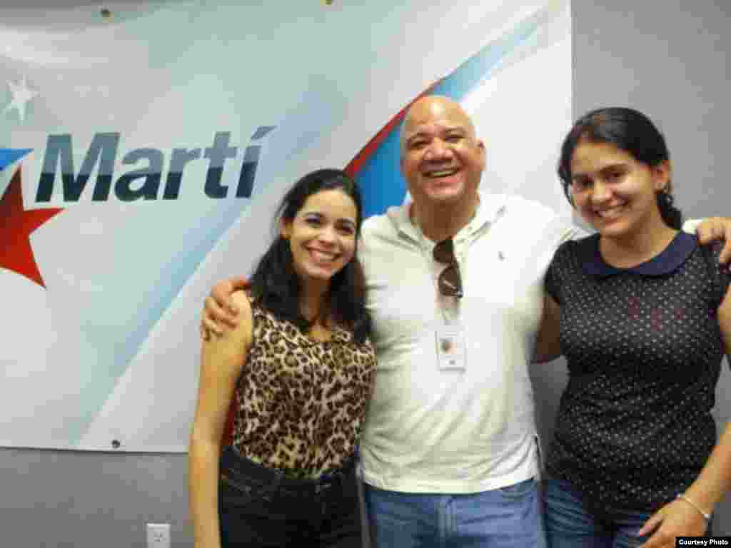 Con la escritora cubana Dania Ferro