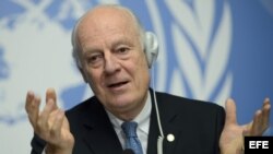 Staffan de Mistura, enviado especial de la ONU para Siria. 