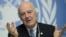 Staffan de Mistura, enviado especial de la ONU para Siria. 
