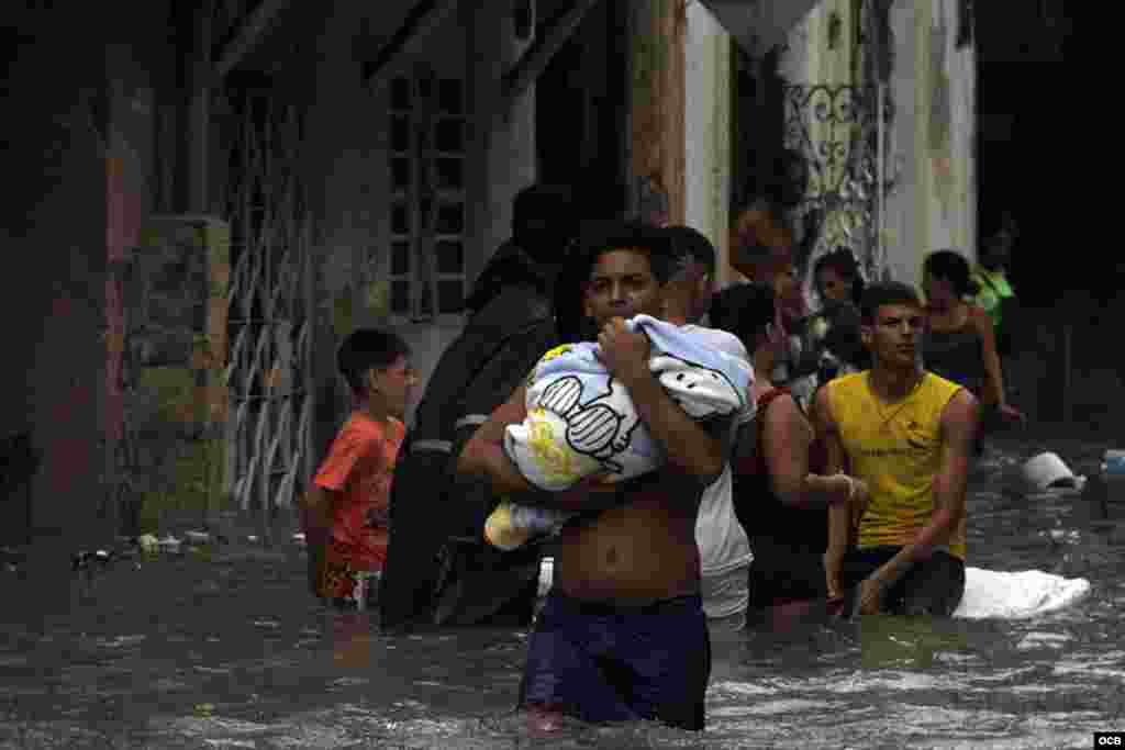 Afectaciones de Irma en La Habana. Foto Elio Delgado. 