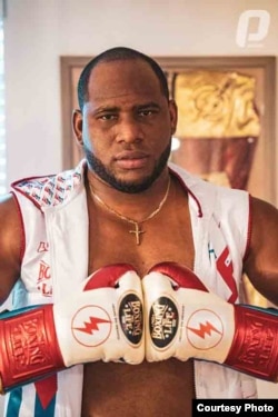El boxeador cubano de peso pesado Frank Sánchez.