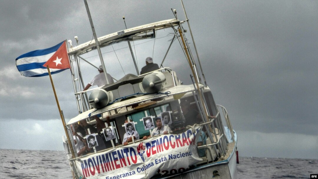 Flotilla de exiliados cubanos conmemora hundimiento del remolcador "13 de marzo". (Archivo)