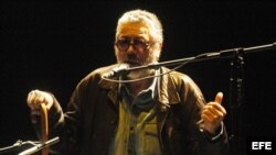 Facundo Cabral en un concierto en Quito