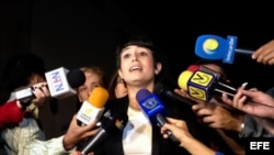 Patricia Gutiérrez de Ceballos, esposa del opositor Daniel Ceballos.