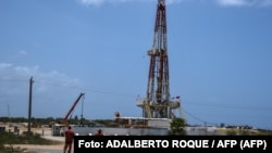 Pozo de petróleo en Boca de Camarioca, Matanzas, en una imagen de archivo