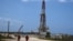 Pozo de petróleo en Boca de Camarioca, Matanzas, en una imagen de archivo