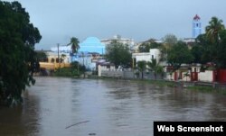 Tormenta Alberto deja inundaciones en Sancti Spíritus. (Foto: Escambray)